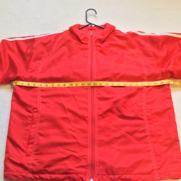 🇨🇦Kobe track jacket mesh lined red white striped full zip activewear sport - Picture 13 of 16
